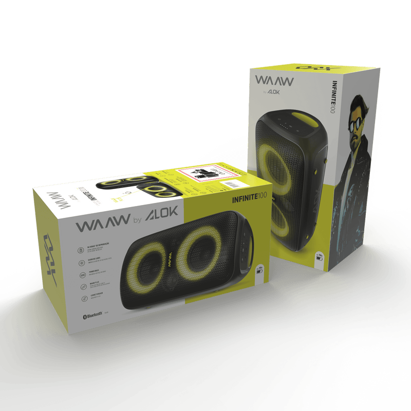 Caixa de som WAAW SOUND BOX INFINITE 100