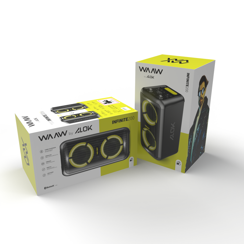 Caixa de som WAAW SOUND BOX INFINITE 200