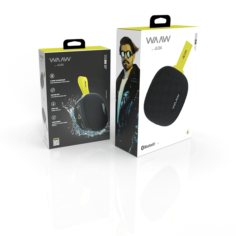 Caixa de som Bluetooth WAAW ME 100SB