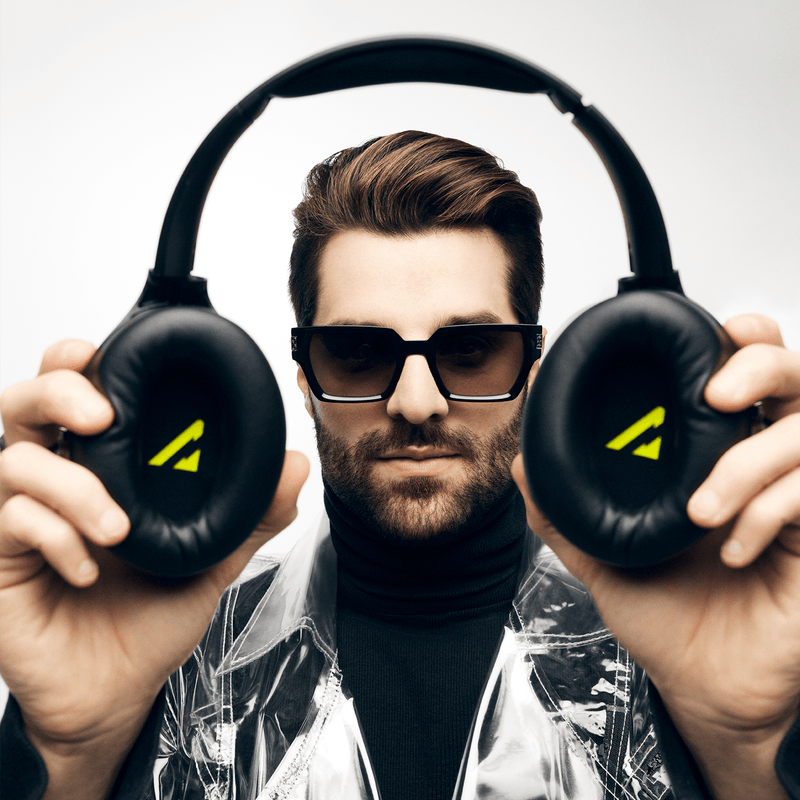 Fone de ouvido Bluetooth WAAW SENSE 300HBNC